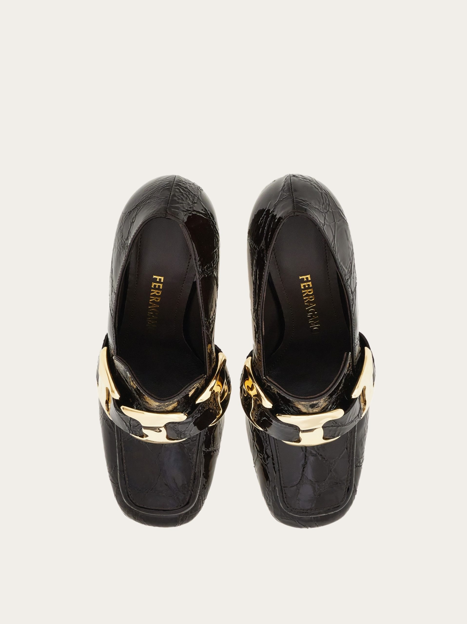 Ferragamo Maxi Vara plate pump - Image 5